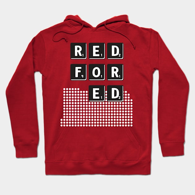 Kansas Teacher | Red For Ed Hoodie by LisaLiza